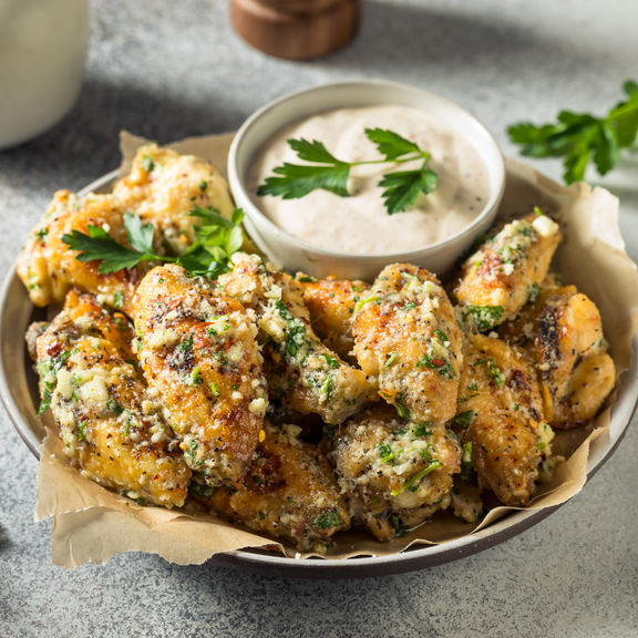 Garlic Parmesan Chicken Wings