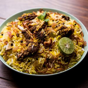 Goat Fry Biryani